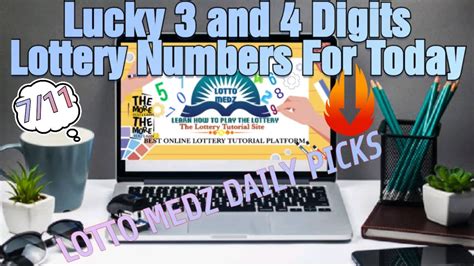 lucky 3 digit number today